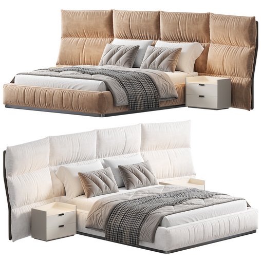 Palau Large Bed by La Conca