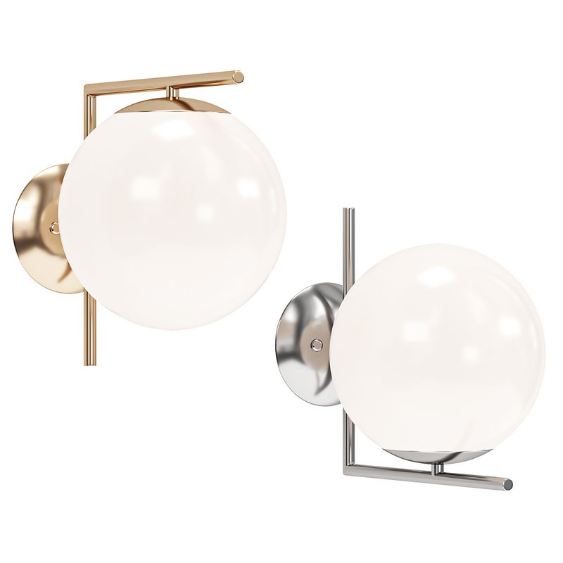 Wall ceiling lamp glass shade Image 2