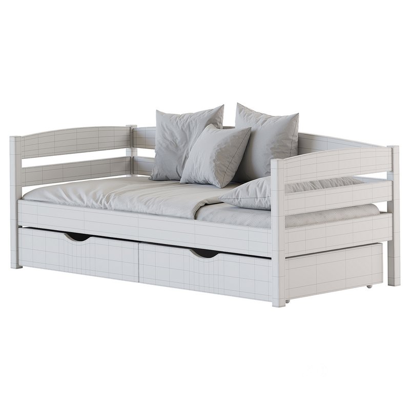 Alina bed with drawers Image 24