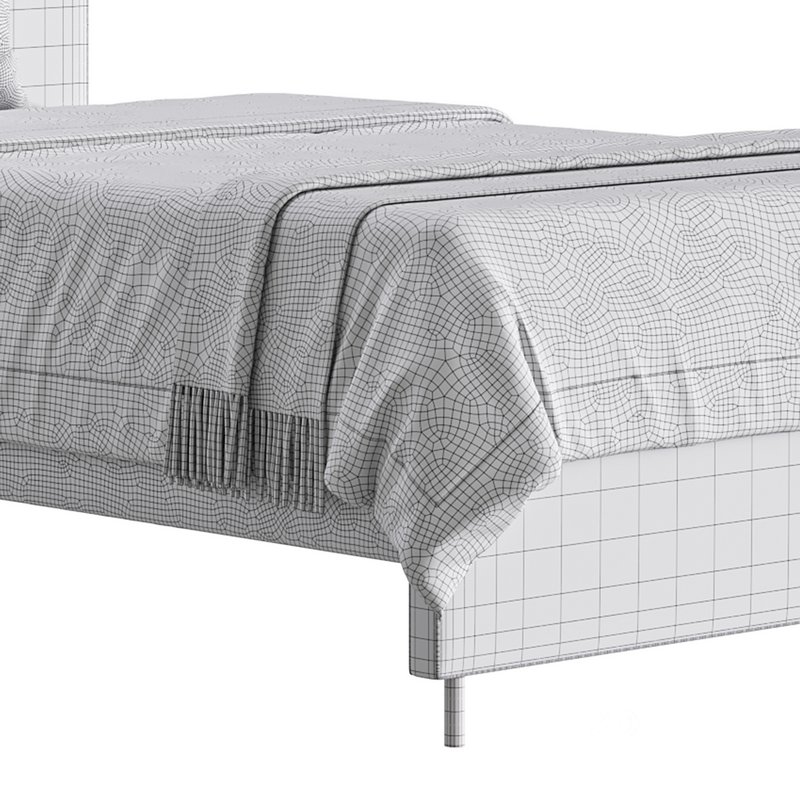 Upholstered bed frame Image 24