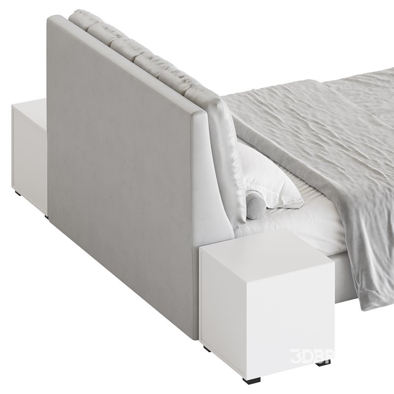 White Modern Twin Bed Image 25