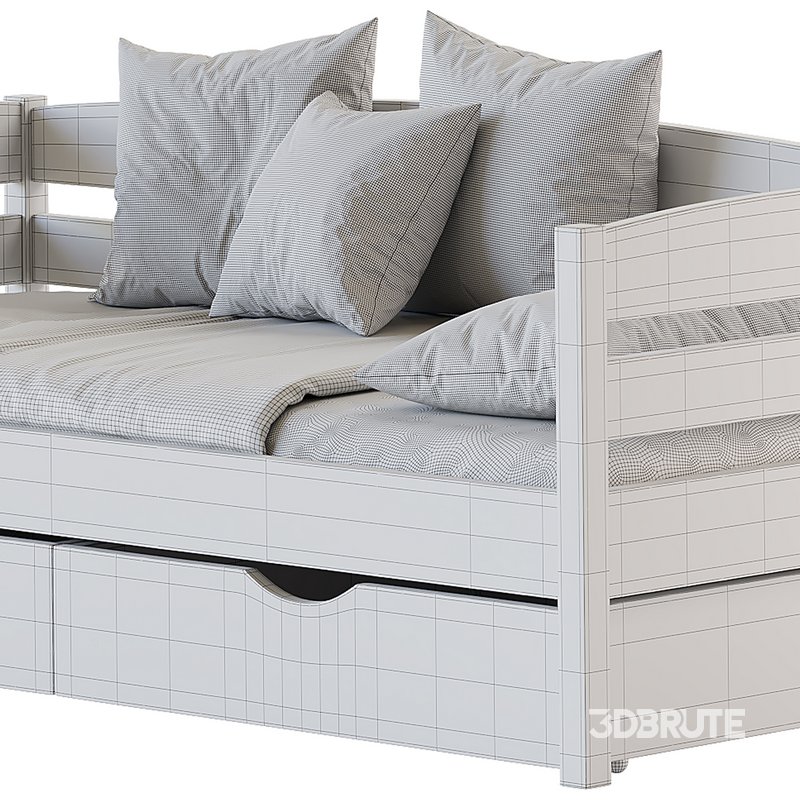 Alina bed with drawers Image 25