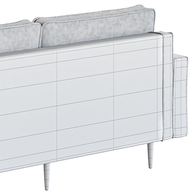 Velvet Fabric Sofa Couch Image 26