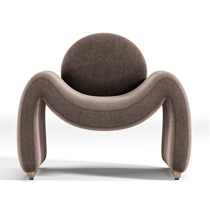 Rocio Chair Knoll Sand By Highfashionhome Image 3