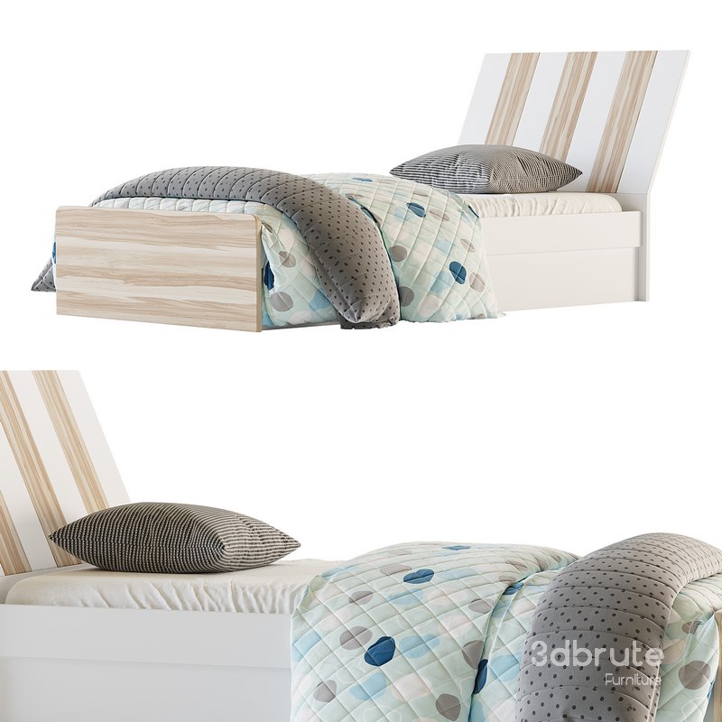 Bed Tomy Niki Lucas Oak A11 Image 1