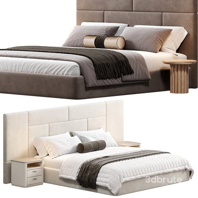 Beckham Bed, Abbington Charred Brown By Highfashionhome Image 2