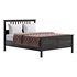 HEMNES Bed frame dark gray stained - Thumbnail 3