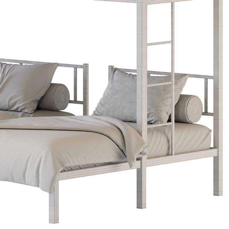 Metal Triple Bunk Beds Image 27