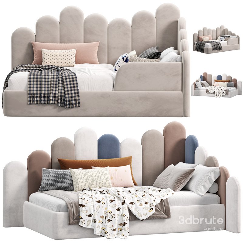 ADULT SINGLE BED ARIA 02 SNOWY Image 1