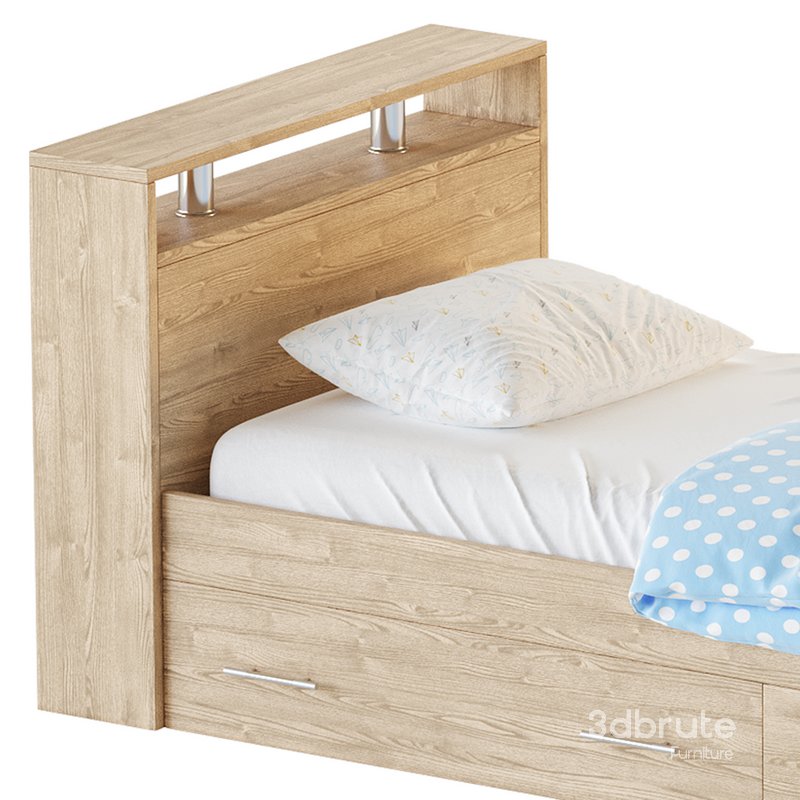 Bed with drawers SVK Camellia Image 2