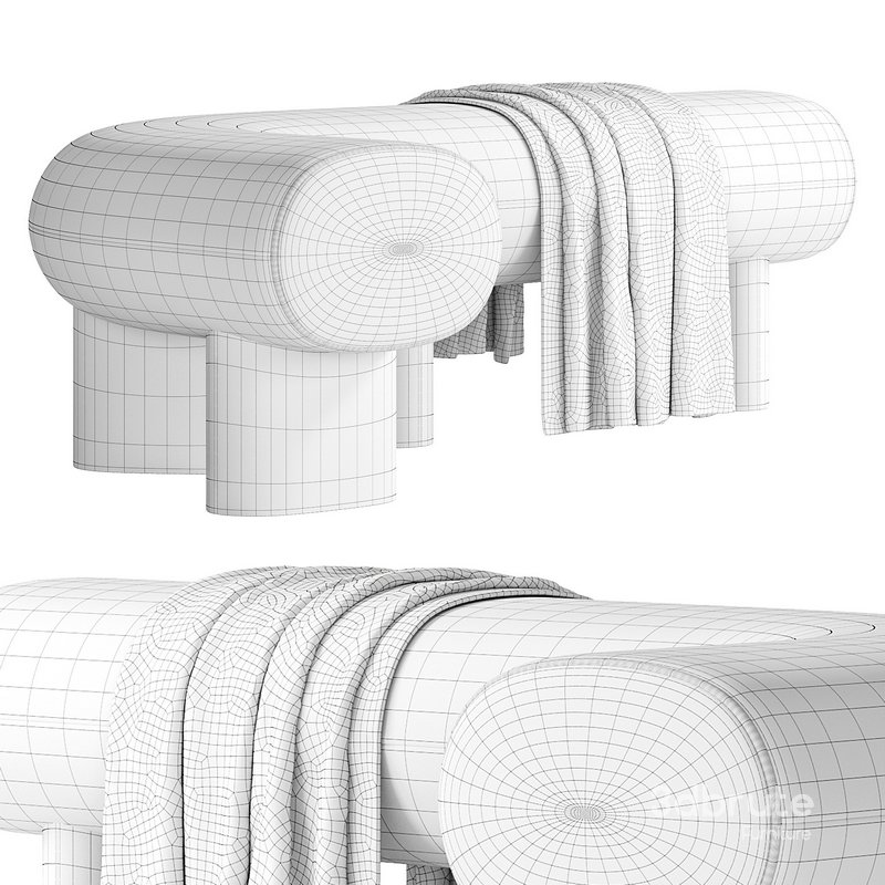 Litho Long Bench Image 3