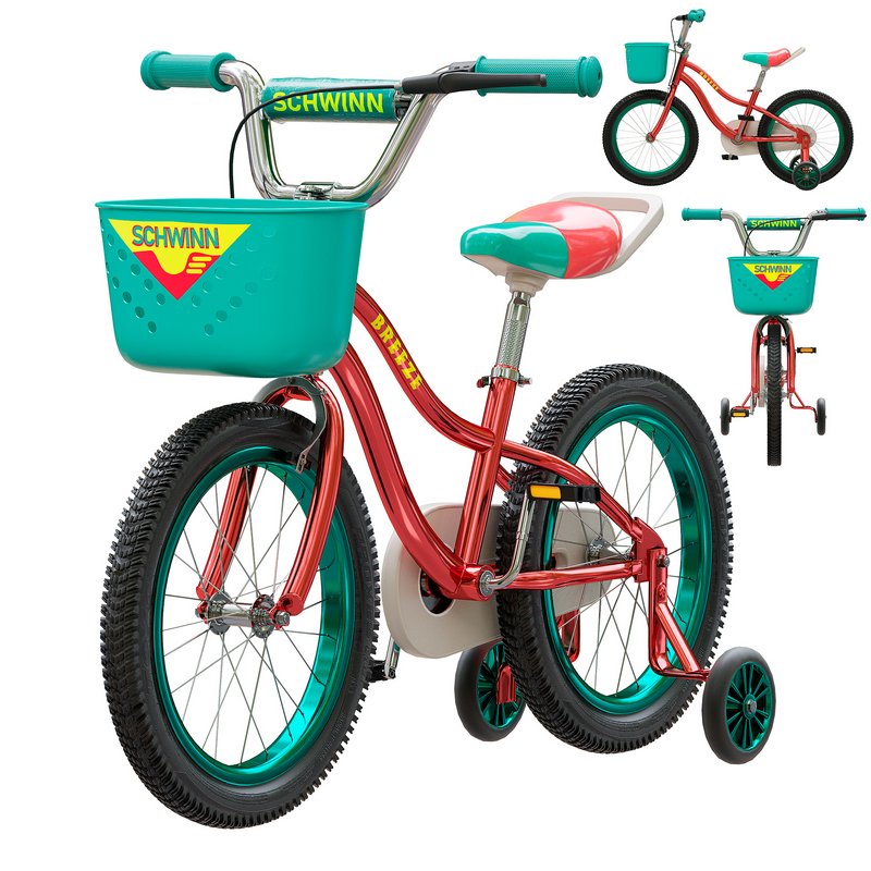 Schwinn 12 Breeze Girls Child Bike with Basket Image 2