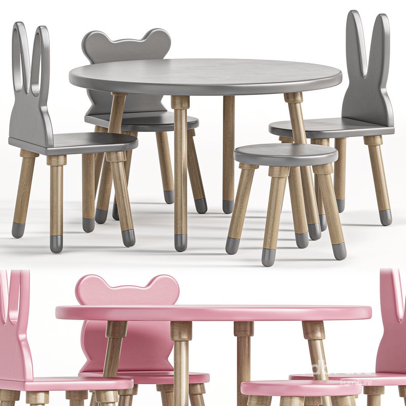 Children’s table and chair set Image 2