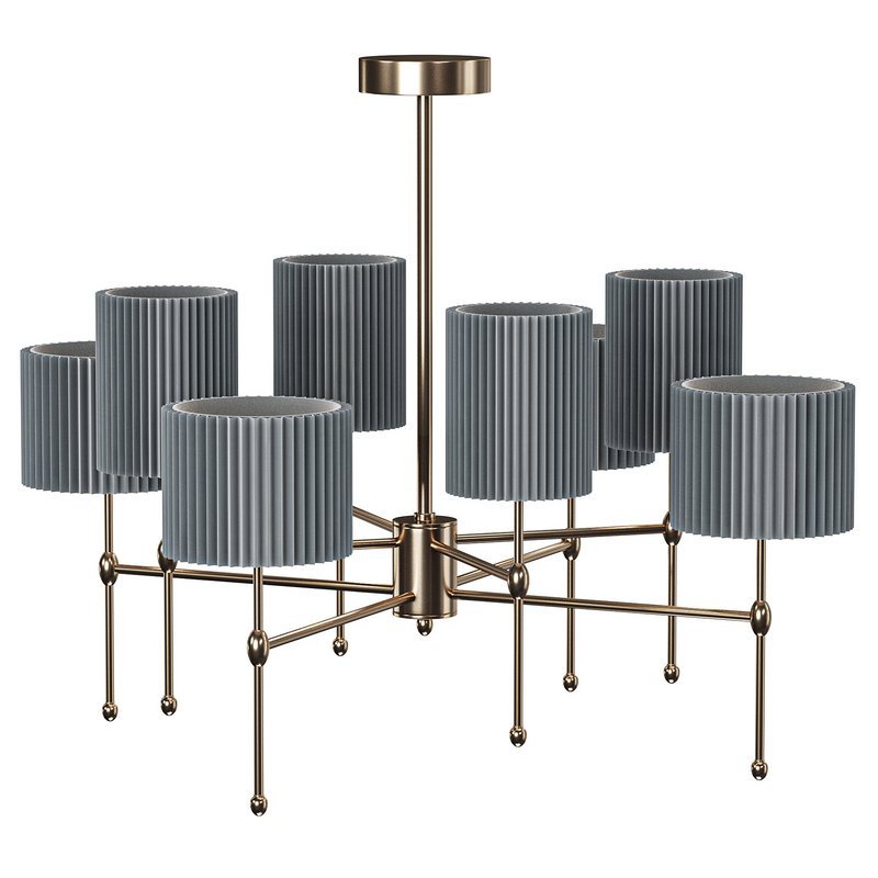 Ceiling lamp fabric lampshades Image 3