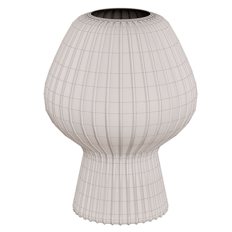 Ribbed Glass Table Lamp Image 2