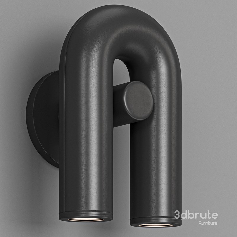 Wall lamp FANNY Black ImperiumLoft Image 3