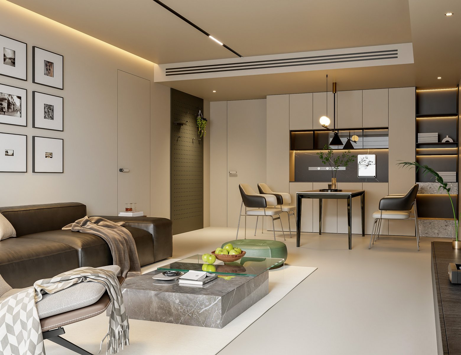 Living room and dining room Image 2