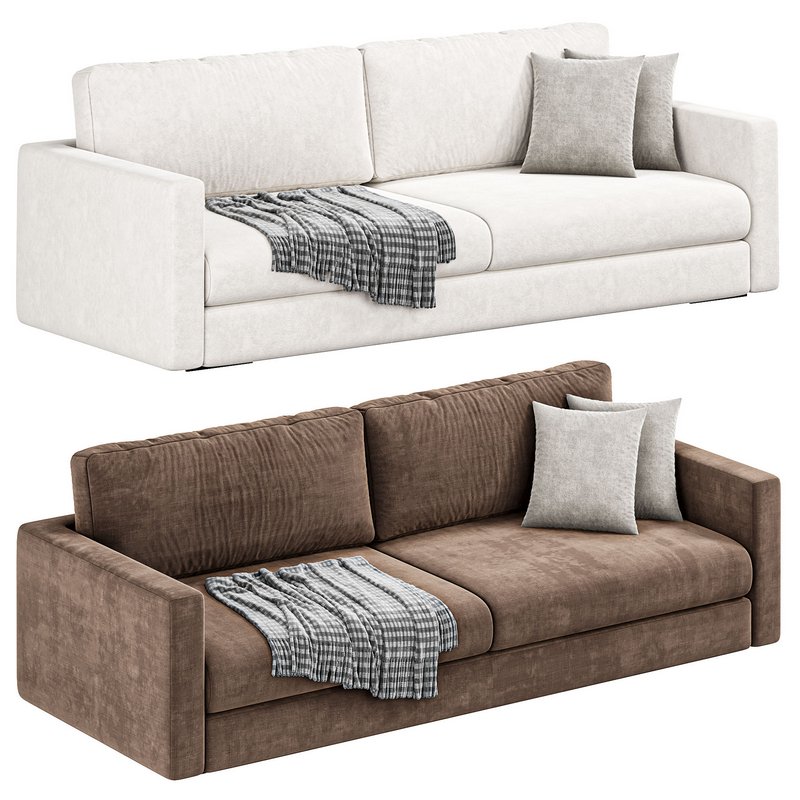 Magnum 3 Seater Fabric Sofa By Flexform Image 1
