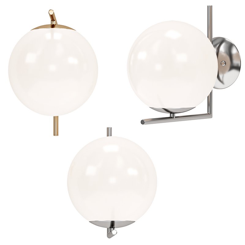 Wall ceiling lamp glass shade Image 3