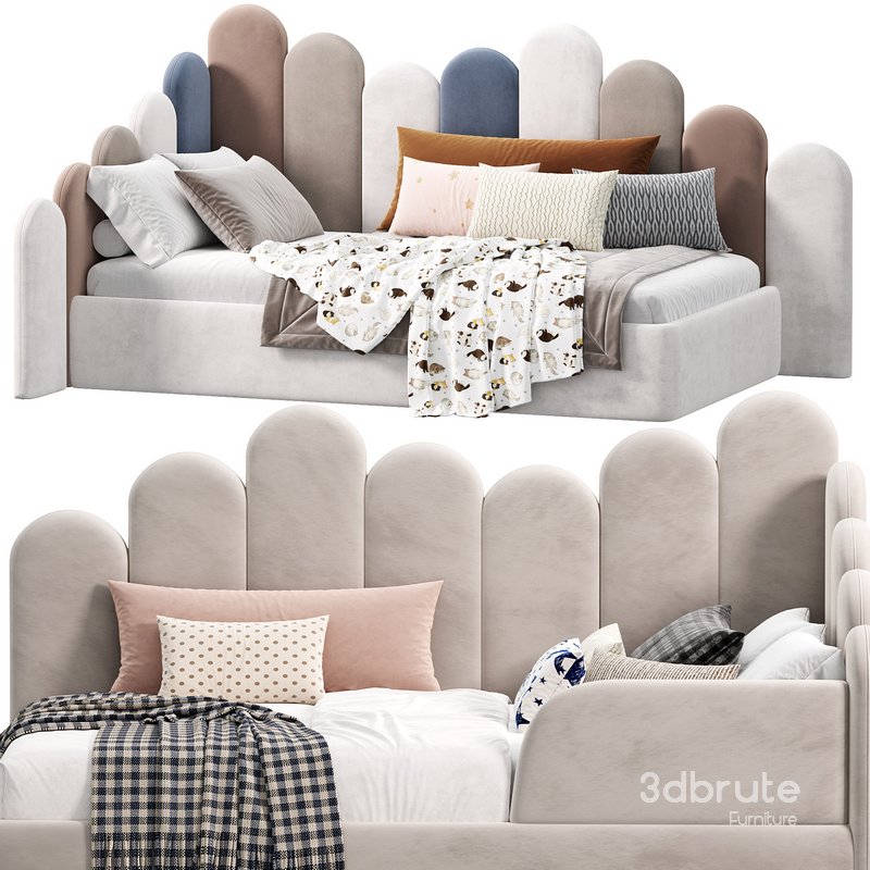 ADULT SINGLE BED ARIA 02 SNOWY Image 3