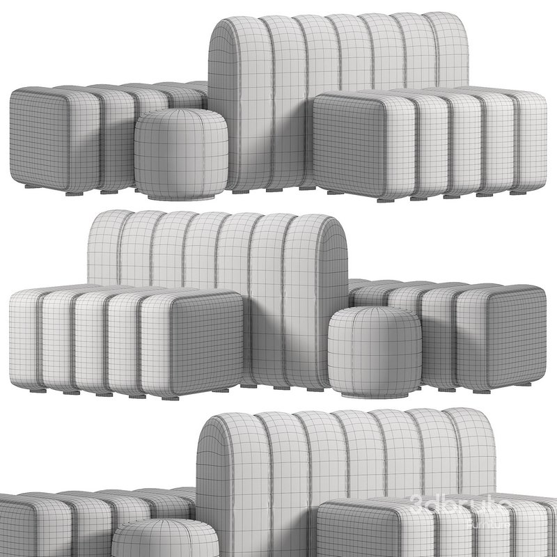 Pouf Sets Bob Hide by Bla Station Image 3