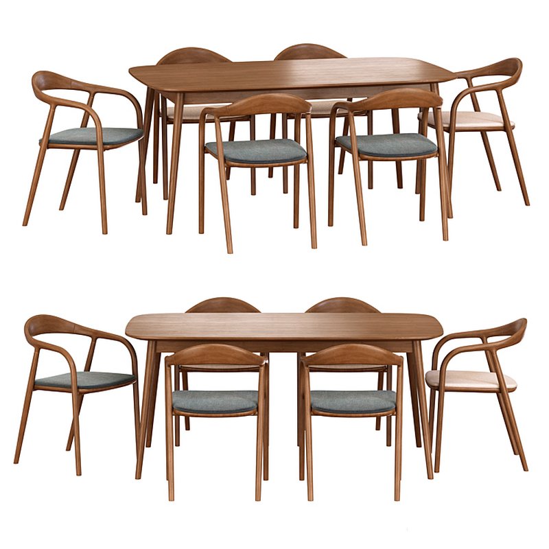 Dining set 025 Neva chair Image 1