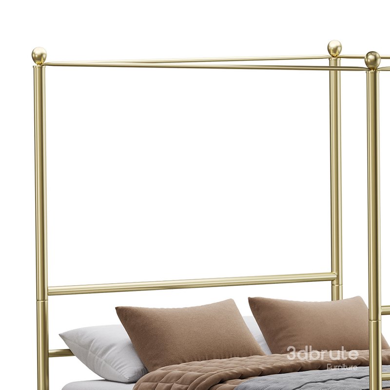 Mainstays Metal Canopy bed Image 2