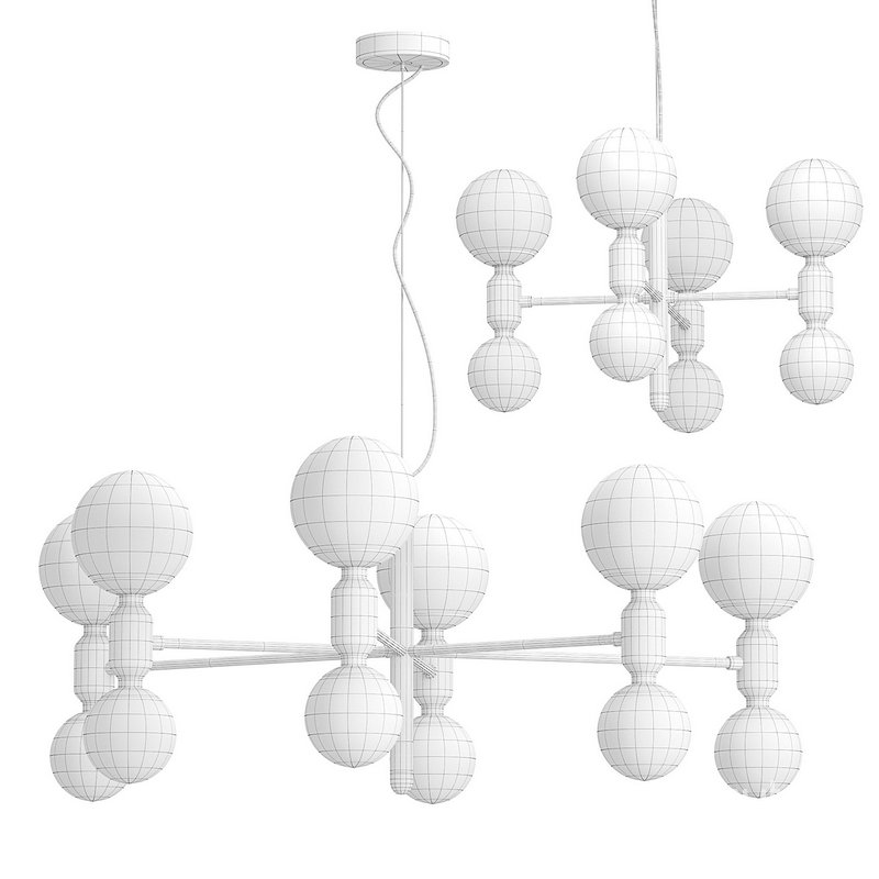 Hanging chandelier shades Image 4