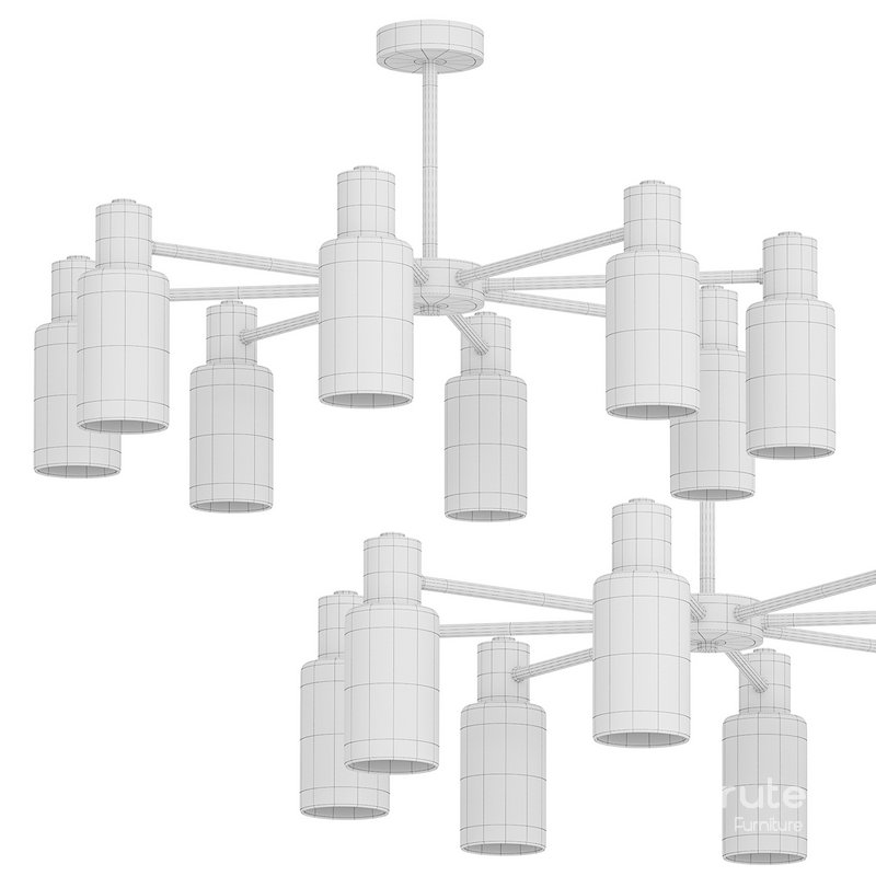 Ceiling chandelier in loft style Image 4