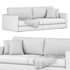 Magnum 3 Seater Fabric Sofa By Flexform - Thumbnail 4
