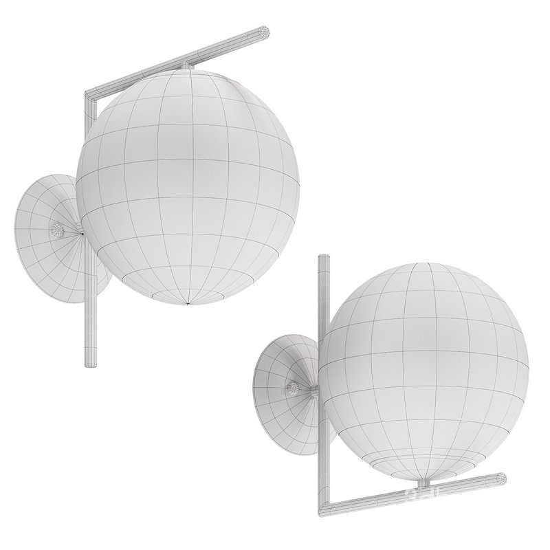 Wall ceiling lamp glass shade Image 4