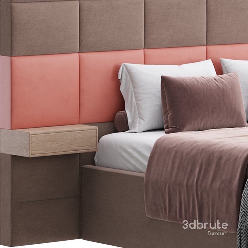 Double bed Roche Bobois COURCHEVEL Image 8