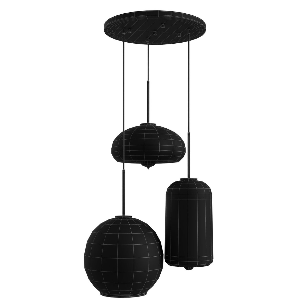 Modern Glass Pendant Light Image 4