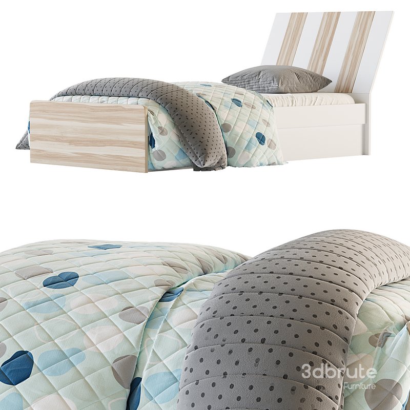 Bed Tomy Niki Lucas Oak A11 Image 3