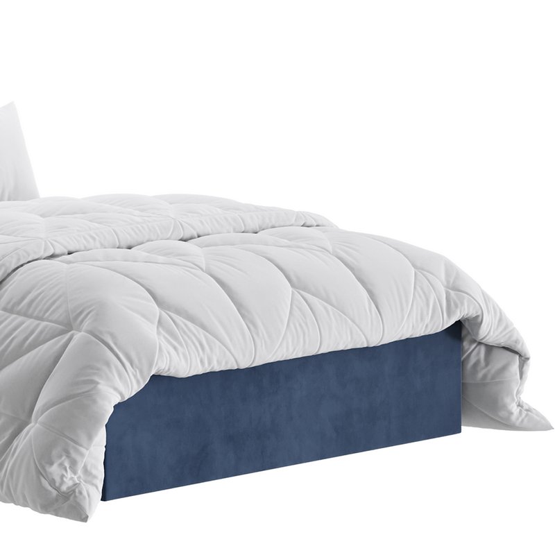 House Beautiful Jay Velvet-Finish Ottoman Bed Image 2