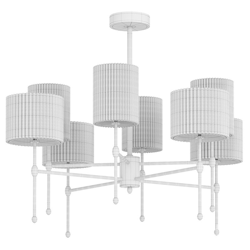 Ceiling lamp fabric lampshades Image 5