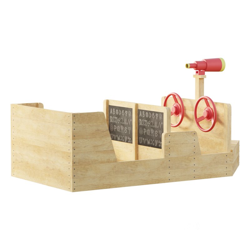 ADMIRAL WOODEN PLAY BOAT Image 5