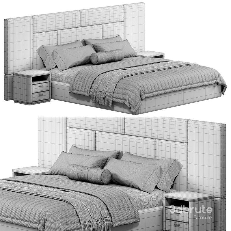 Beckham Bed, Abbington Charred Brown By Highfashionhome Image 3