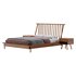 Walker Edison Modern Boho Queen Size Solid Wood Platform bed - Thumbnail 4