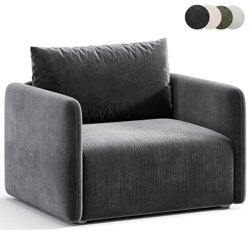 Offset armchair Image 4