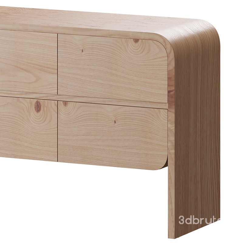 Cortez Natural Floating Dresser by Leanne Ford Image 4