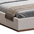 American Queen Size Bed Offered in Velvet with Floating Nightstands - Thumbnail 5