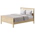 HEMNES Bed frame dark gray stained - Thumbnail 4