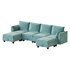 Sectional Sofa Convertible Sofa Bed - Thumbnail 6