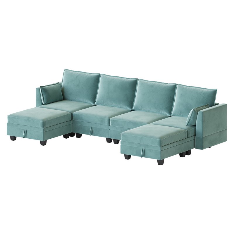 Sectional Sofa Convertible Sofa Bed Image 6