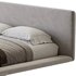 Cesar Suede Fabric Contemporary Minimalist Bed Frame King Size - Thumbnail 6