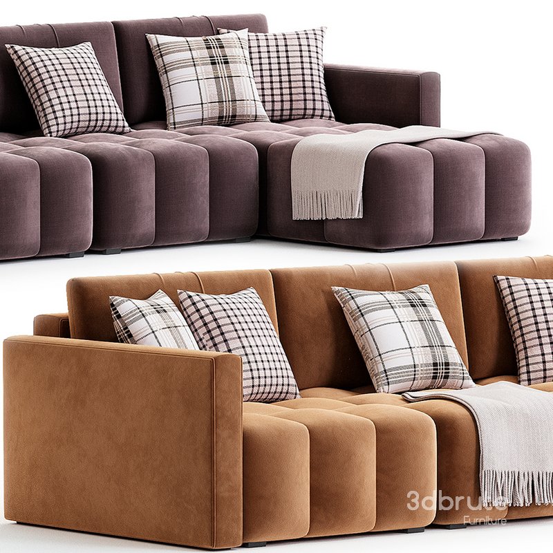 Sofa Retratil Articulado com Chaise BURLE Image 6