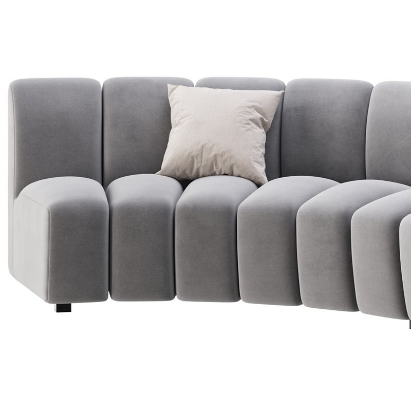 Lando modular curved seat Image 6