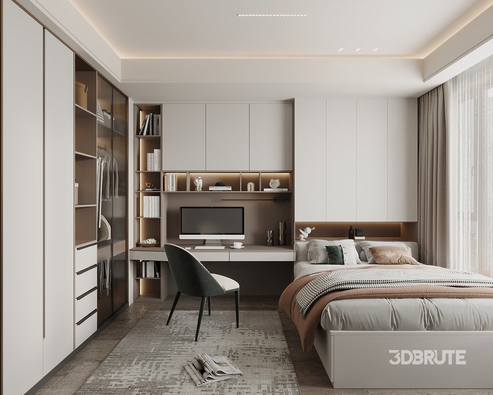 Modern bedroom Image 1