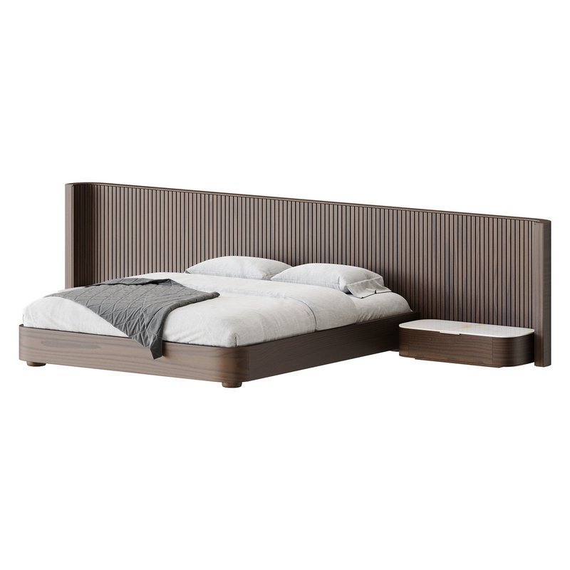 Finnley Extended Headboard Bed Image 6